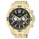 RELOJ CITIZEN CON CORREA DORADA DE ACERO INOXIDABLE, CAJA DE ACERO INOXIDABLE, CABALLERO