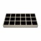 BANDEJA PLASTICA 18 HUECOS GRIS