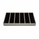 BANDEJA PLASTICA 6 HUECOS GRIS