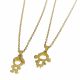 ACERO JUEGO  CADENA ARETES