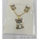 JUEGO  CANDENA ARETES