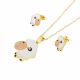 JUEGO  CANDENA ARETES