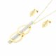 JUEGO  CANDENA ARETES