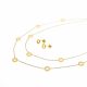 JUEGO  CANDENA ARETES