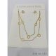 JUEGO  CANDENA ARETES