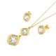 JUEGO  CANDENA ARETES