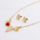 JUEGO  CANDENA ARETES