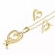 JUEGO  CANDENA ARETES