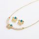 JUEGO  CANDENA ARETES