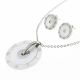JUEGO CADENA DIJE ARETES