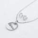 JUEGO CADENA DIJE ARETES