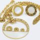 JUEGO CADENA DIJE ARETES