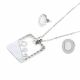 JUEGO CADENA DIJE ARETES