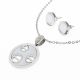 JUEGO CADENA DIJE ARETES