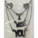 JUEGO  CADENA ARETES