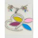 JUEGO  ARETES DIJE