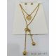 JUEGO  CANDENA ARETES