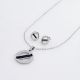 JUEGO CADENA DIJE ARETES