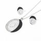 JUEGO CADENA DIJE ARETES