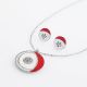 JUEGO CADENA DIJE ARETES