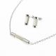JUEGO CADENA DIJE ARETES