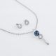 JUEGO CADENA DIJE ARETES
