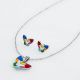 JUEGO CADENA DIJE ARETES