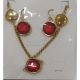 JUEGO  CADENA ARETES PULSERA