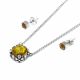JUEGO  CADENA ARETES PULSERA