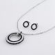 JUEGO  CADENA ARETES PULSERA