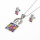 JUEGO CADENA DIJE ARETES
