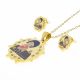 JUEGO CADENA DIJE ARETES