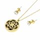 JUEGO  CANDENA ARETES