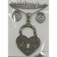 JUEGO CADENA DIJE ARETES