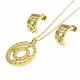 JUEGO  CANDENA ARETES