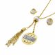 JUEGO  CANDENA ARETES