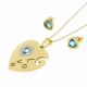 JUEGO  CANDENA ARETES