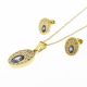 JUEGO  CANDENA ARETES
