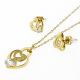 JUEGO  CANDENA ARETES