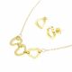JUEGO  CANDENA ARETES