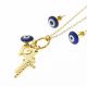 JUEGO  CANDENA ARETES