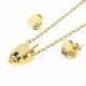 JUEGO  CANDENA ARETES