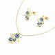 JUEGO  CANDENA ARETES