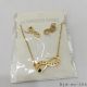 JUEGO  CANDENA ARETES
