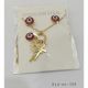 JUEGO  CANDENA ARETES