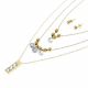 JUEGO  CANDENA ARETES