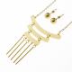 JUEGO  CADENA ARETES