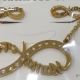 JUEGO CADENA ARETES