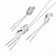 JUEGO CADENA ARETES