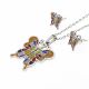 JUEGO CADENA ARETES
